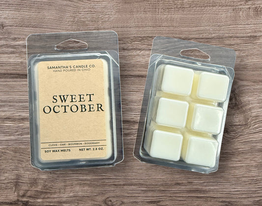 Sweet October Wax Melts