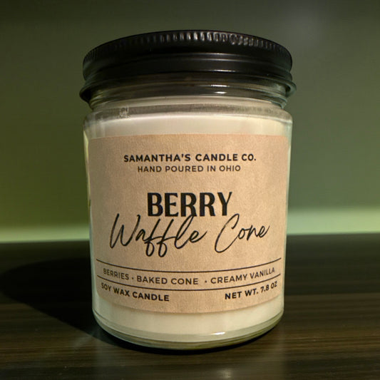 Berry Waffle Cone