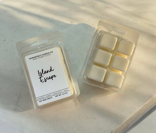 island escape soy wax melt scent